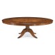 Walnut Extending Circular Dining/Games Table 66