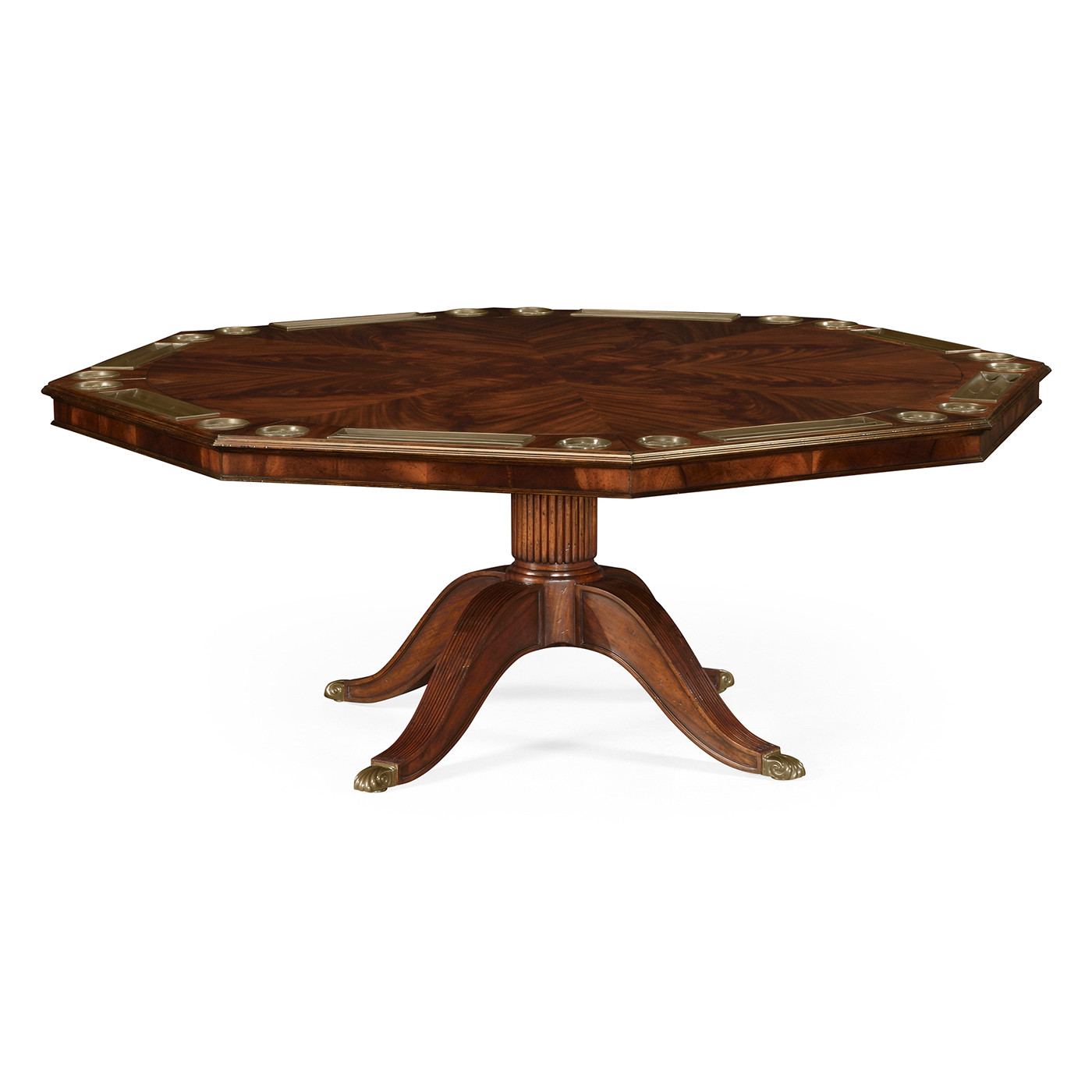 Mahogany Extending Circular Dining/Games Table 66