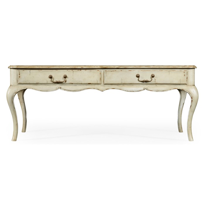 French Painted Rectangular Coffee Table