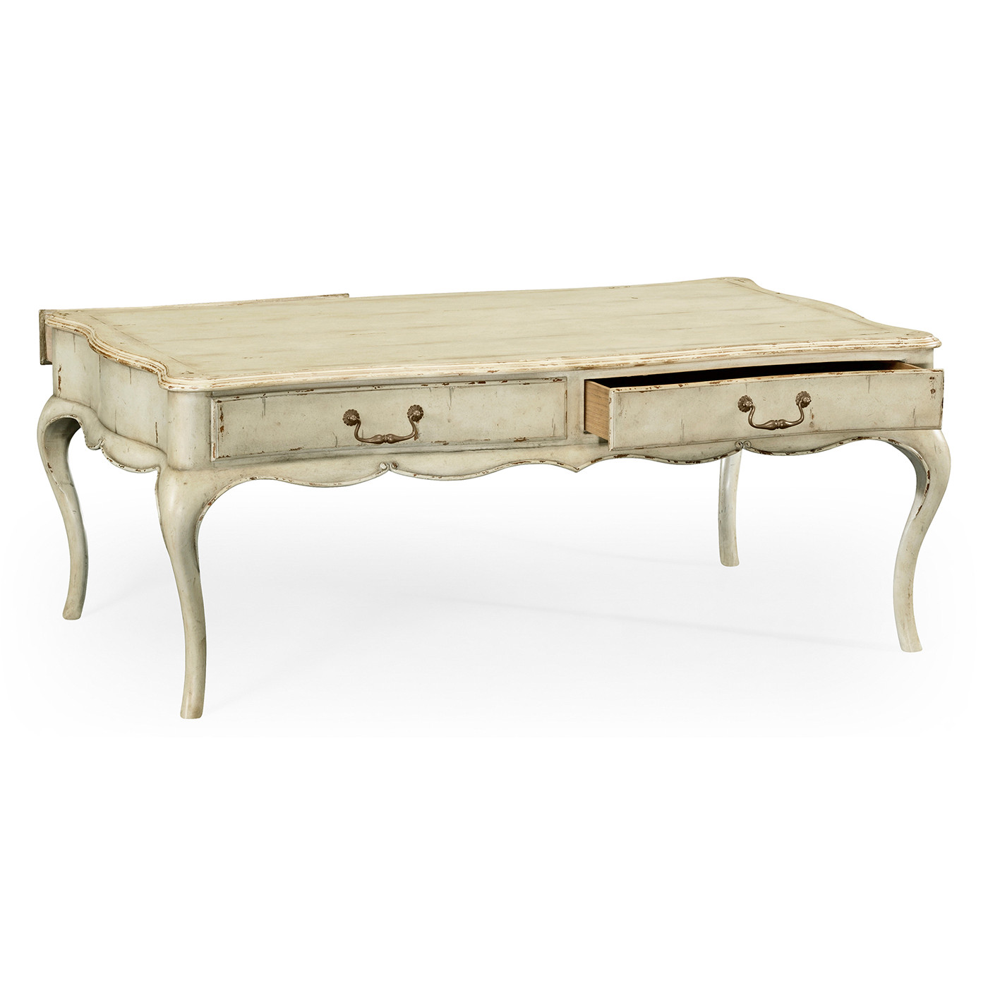 French Painted Rectangular Coffee Table