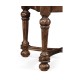 Jacobean Style Dark Oak Pierced Back Arm Chair