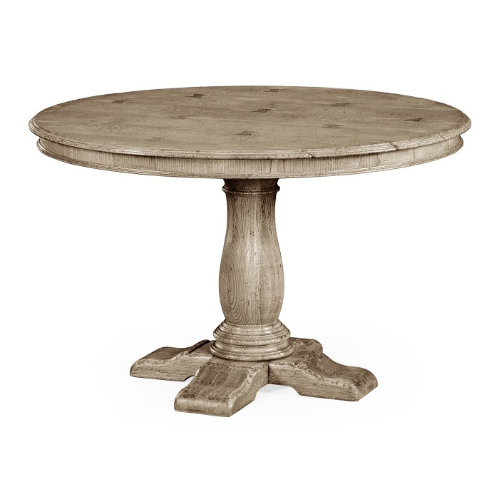 French Country Style Grey Oak Dining Table 48