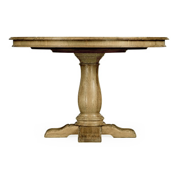 French Country Style Natural Oak Dining Table 48
