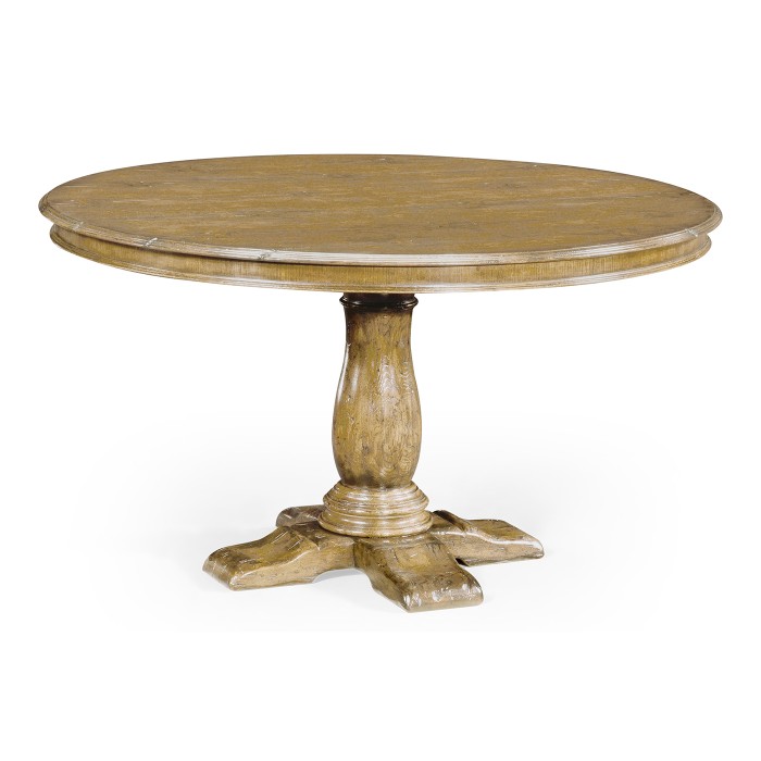French Country Style Natural Oak Dining Table 54