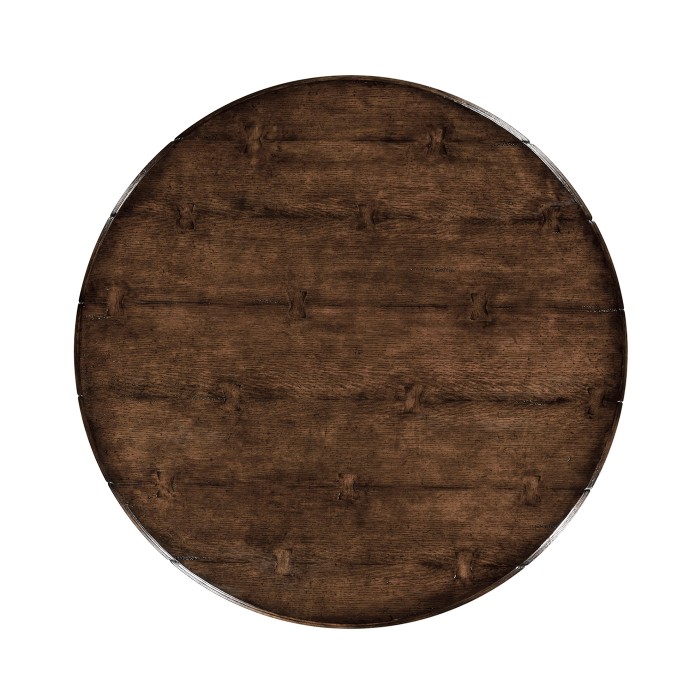 French Country Style Dark Oak Dining Table 54