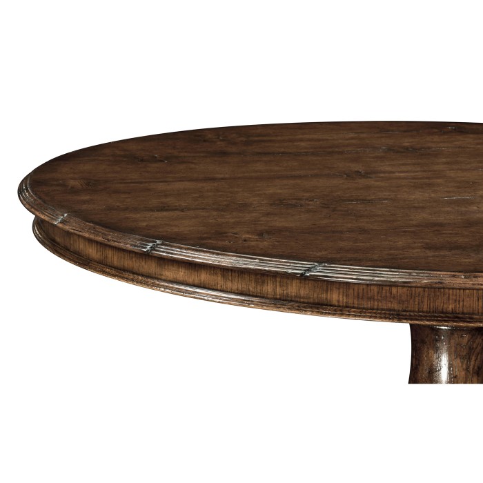 French Country Style Dark Oak Dining Table 54