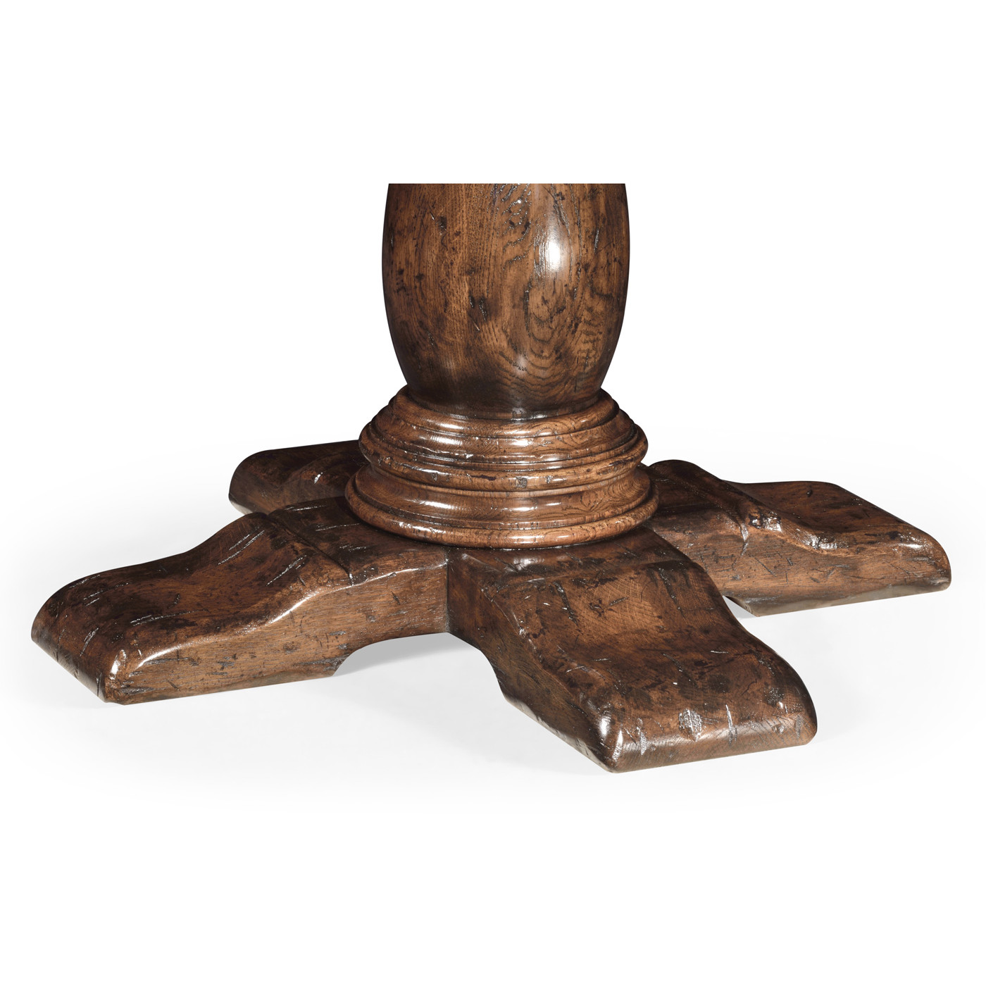 French Country Style Dark Oak Dining Table 54