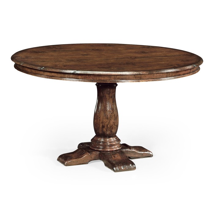 French Country Style Dark Oak Dining Table 54