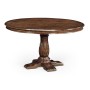 French Country Style Dark Oak Dining Table 54