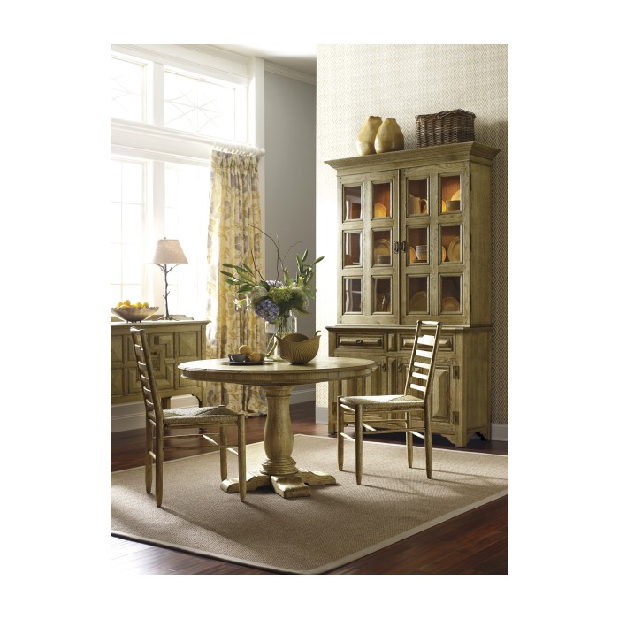 French Country Style Dark Oak Dining Table 54