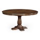 French Country Dark Style Oak Dining Table 60