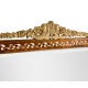 Louis XVI Style inlaid & gilded rectangular mirror