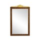 Louis XVI Style inlaid & gilded rectangular mirror