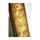 Louis XVI Style inlaid & gilded rectangular mirror