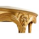 Art Nouveau gilded console
