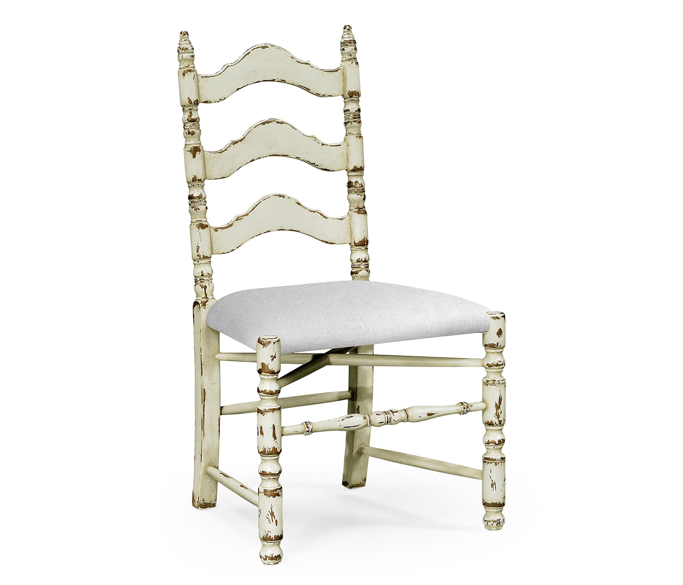 White Oak Ladder Back Country Chair (Side)