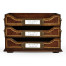 Victorian Style Mahogany Triple Letter Tray