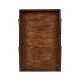 Victorian Style Mahogany Triple Letter Tray