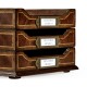 Victorian Style Mahogany Triple Letter Tray