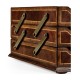 Victorian Style Mahogany Triple Letter Tray