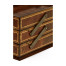 Victorian Style Mahogany Triple Letter Tray