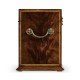 Tall Square Crotch Mahogany Jewellery Box