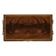 Tall Square Crotch Mahogany Jewellery Box