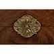Tall Square Crotch Mahogany Jewellery Box