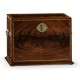 Tall Square Crotch Mahogany Jewellery Box