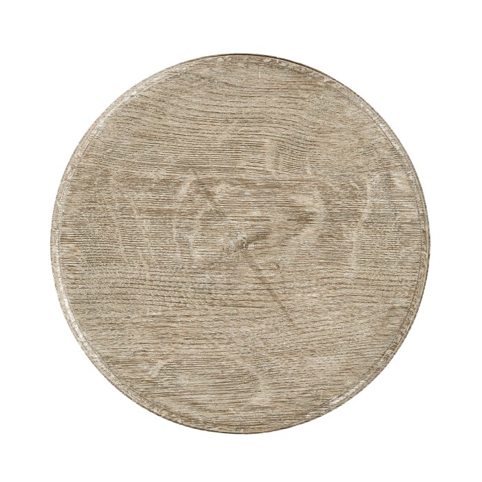 Baroque Style Grey Oak Candlestand