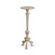 Baroque Style Grey Oak Candlestand