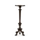 Baroque Style Dark Oak Candlestand