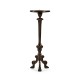 Baroque Style Dark Oak Candlestand
