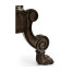 Baroque Style Dark Oak Candlestand