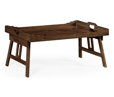 Dark Oak Breakfast Tray