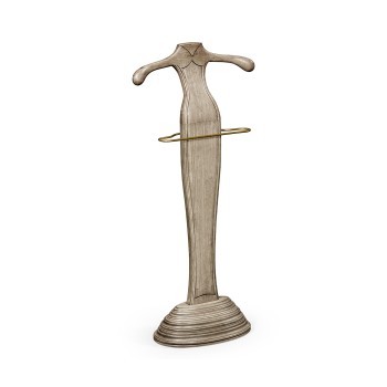 Grey Oak Valet Stand