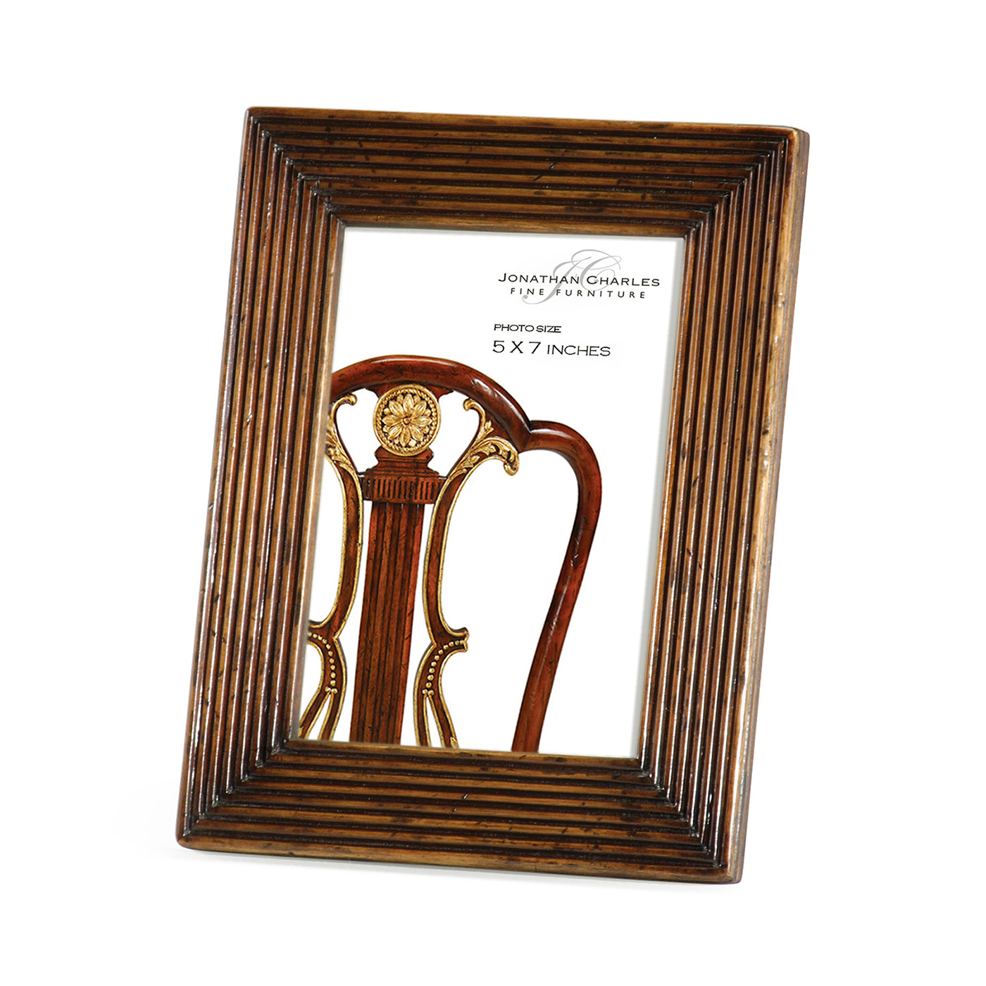 Walnut Ribbed Picture Frame (5