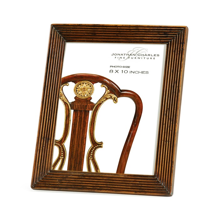 Walnut Ribbed Picture Frame (8