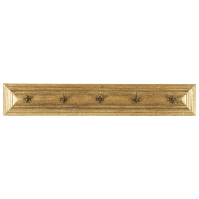 Natural Oak Wall Mounted Coat Hanger