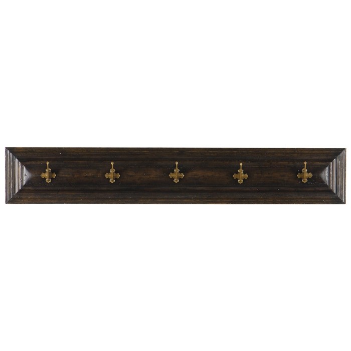 Dark Oak Wall Mounted Coat Hanger