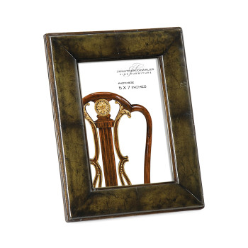 Green Leather Picture Frame (5