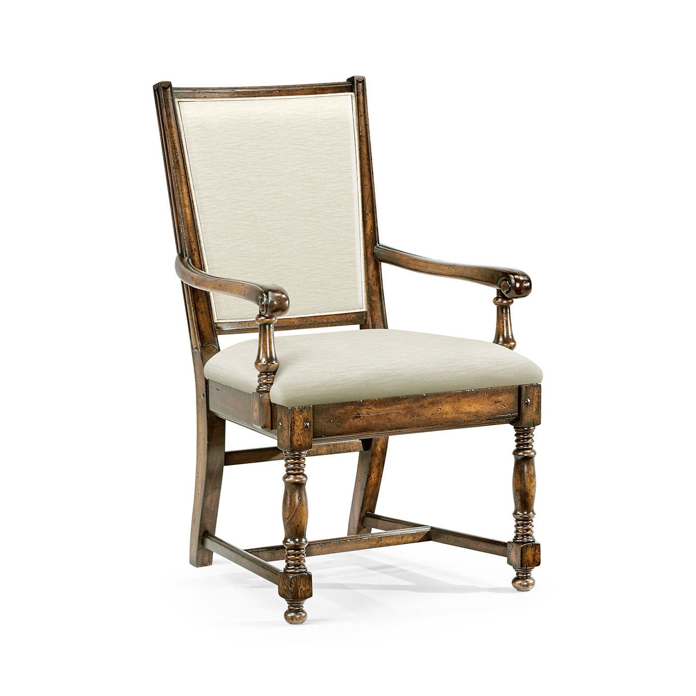 Distressed Country Golden Ale Arm Chair