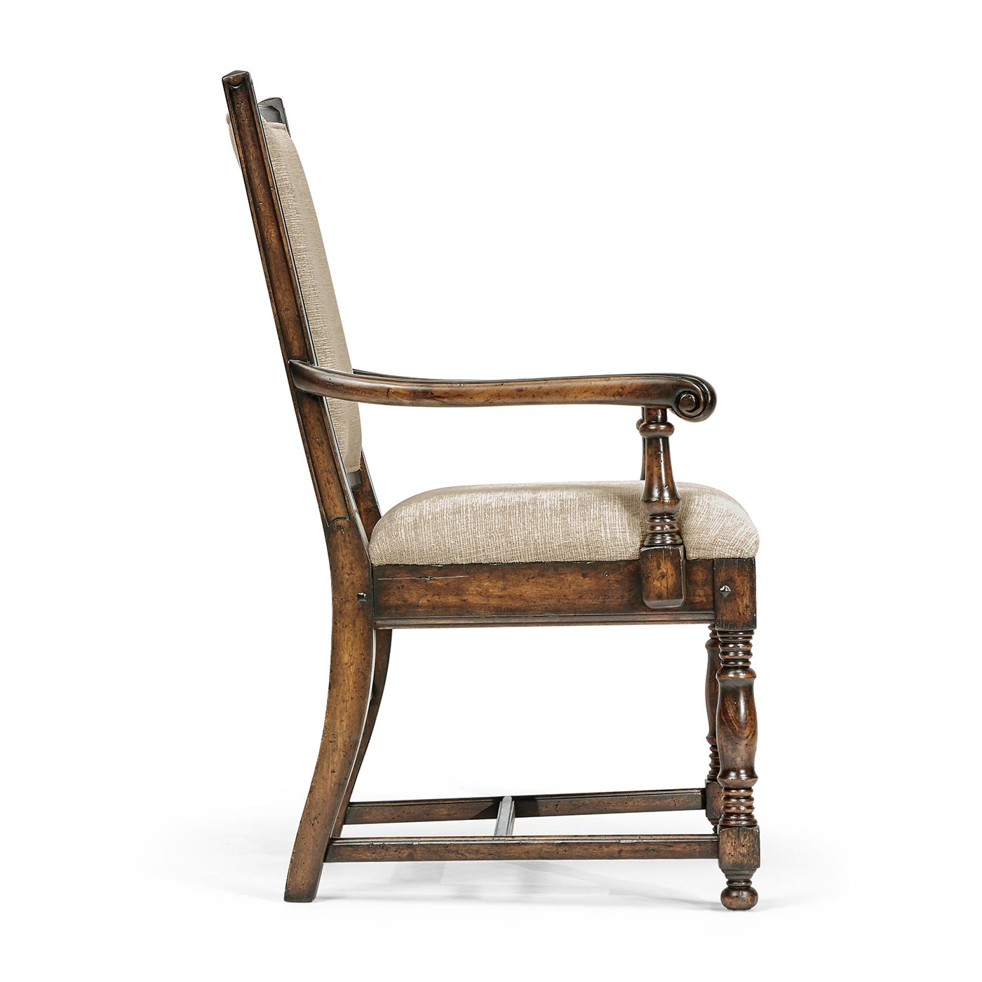 Distressed Country Golden Ale Arm Chair