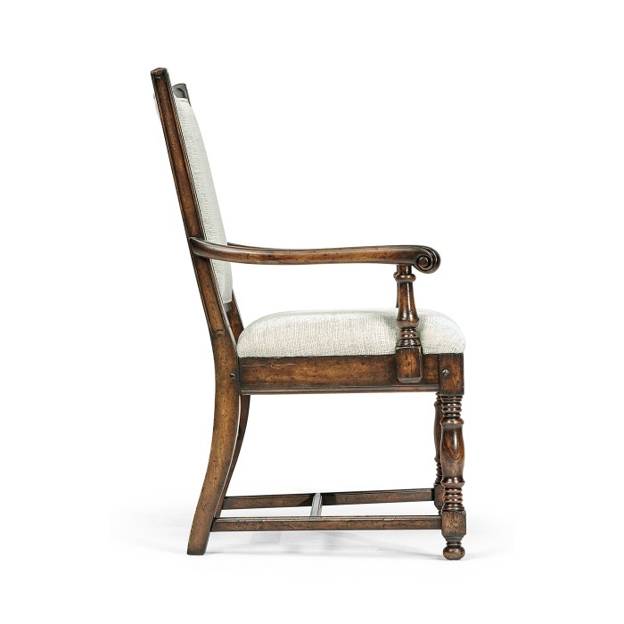 Distressed Country Golden Ale Arm Chair