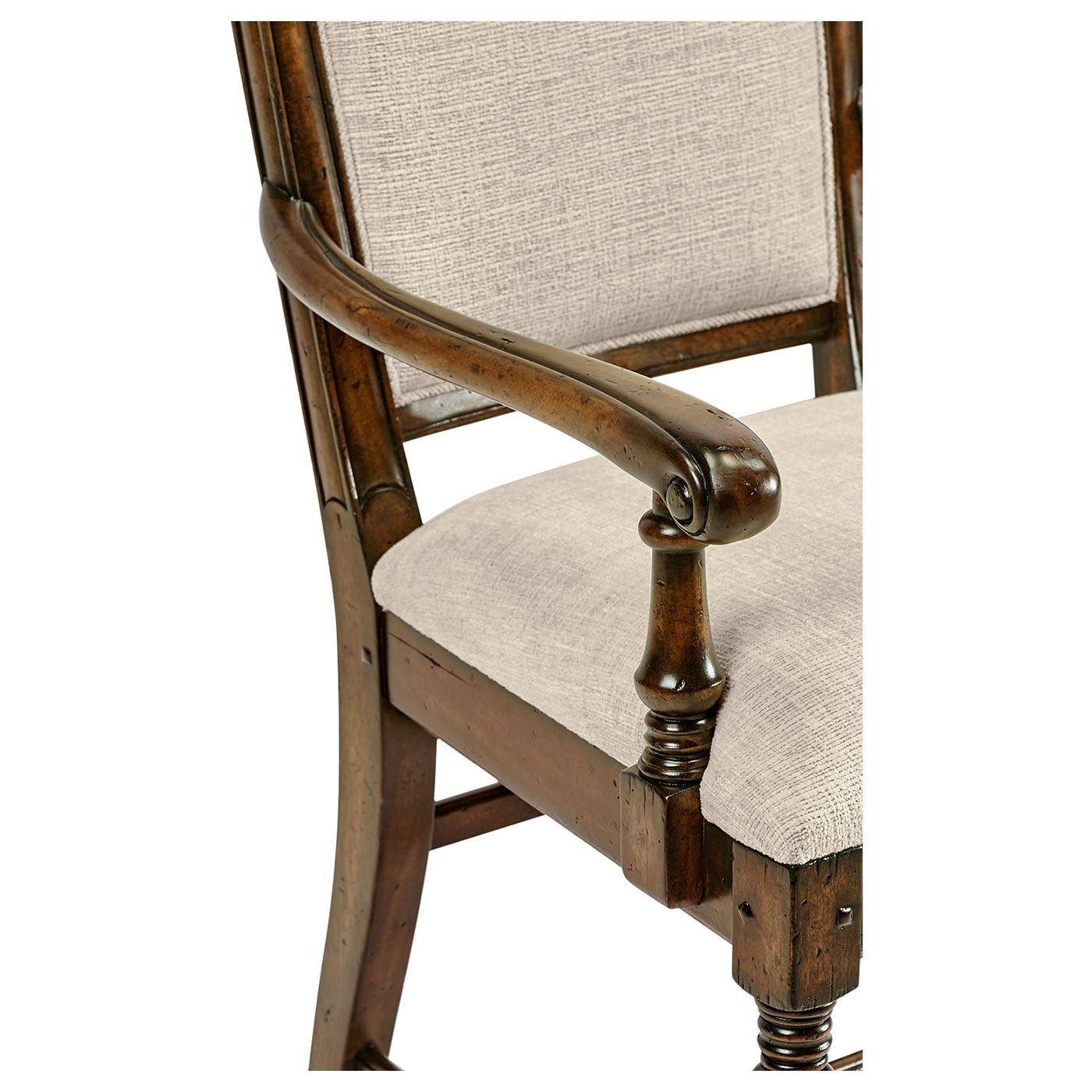 Distressed Country Golden Ale Arm Chair