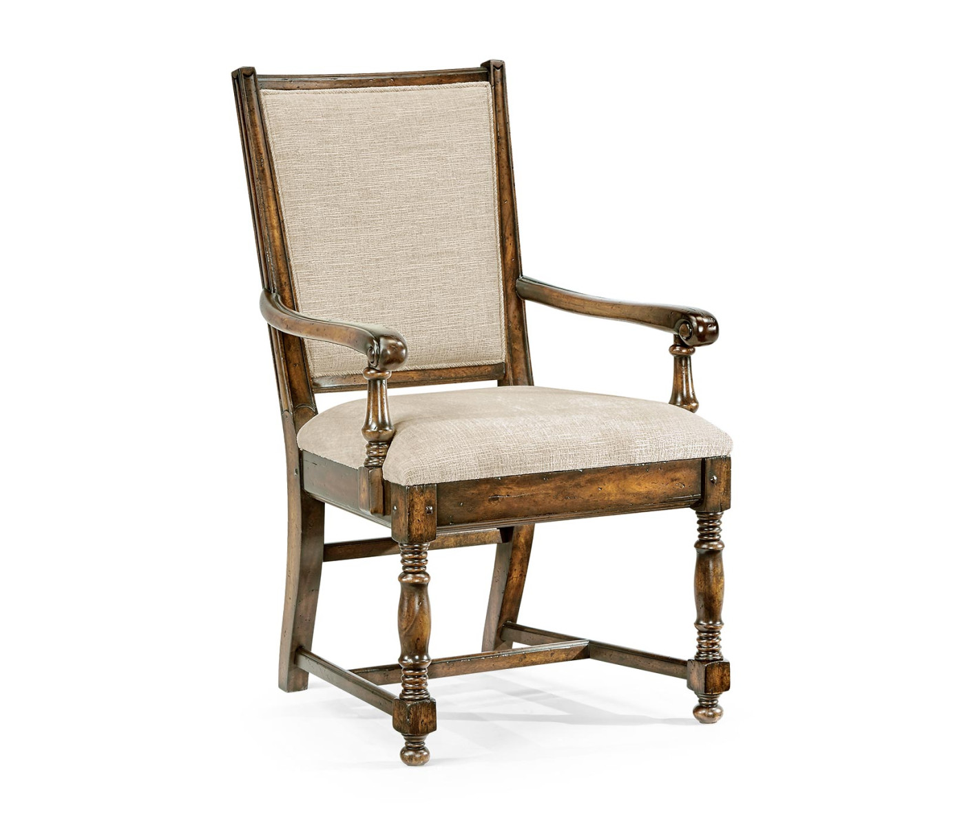 Distressed Country Golden Ale Arm Chair