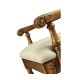 Distressed Light Brown Chestnut Country Arm Chair