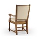 Distressed Light Brown Chestnut Country Arm Chair