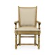 Distressed Natural Oak Country Arm Chair