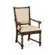 Distressed Dark Oak Country Arm Chair